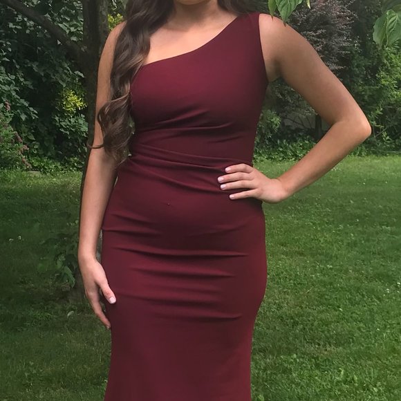 BHLDN Bridesmaid One Shoulder Dress - Picture 3 of 5
